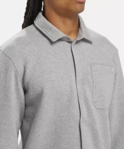Tops & T-Shirts | Reebok Tops & T-Shirts Classics Wardrobe Essentials Fleece Overshirt