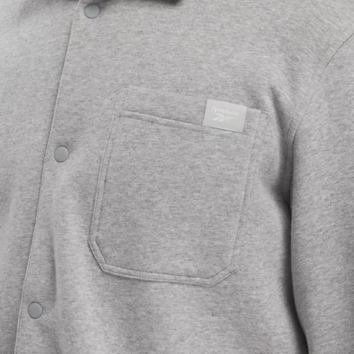 Tops & T-Shirts | Reebok Tops & T-Shirts Classics Wardrobe Essentials Fleece Overshirt