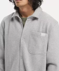 Tops & T-Shirts | Reebok Tops & T-Shirts Classics Wardrobe Essentials Fleece Overshirt