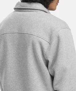 Tops & T-Shirts | Reebok Tops & T-Shirts Classics Wardrobe Essentials Fleece Overshirt