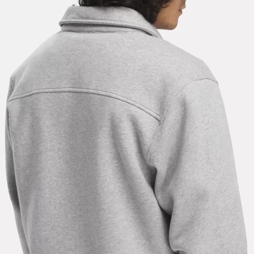 Tops & T-Shirts | Reebok Tops & T-Shirts Classics Wardrobe Essentials Fleece Overshirt
