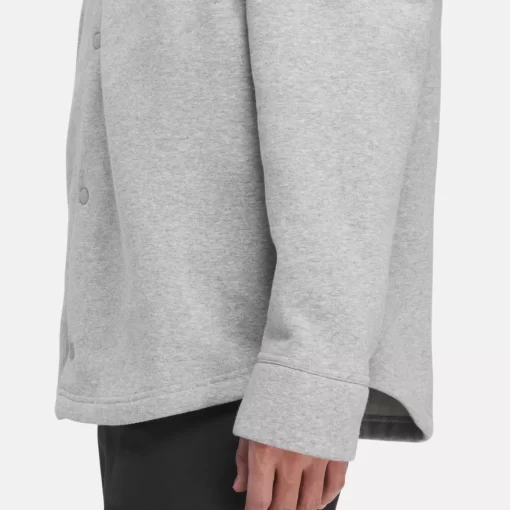 Tops & T-Shirts | Reebok Tops & T-Shirts Classics Wardrobe Essentials Fleece Overshirt