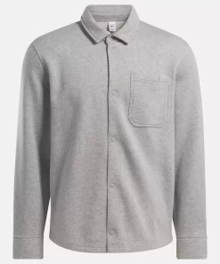 Tops & T-Shirts | Reebok Tops & T-Shirts Classics Wardrobe Essentials Fleece Overshirt