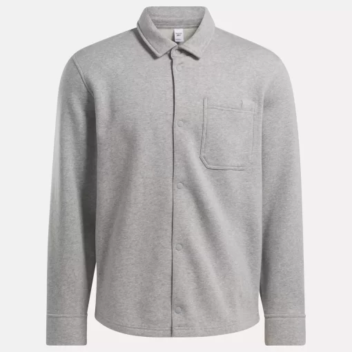 Tops & T-Shirts | Reebok Tops & T-Shirts Classics Wardrobe Essentials Fleece Overshirt