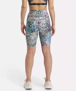 Shorts | Reebok Shorts Lux Bold High-Rise Modern Safari Bike Short