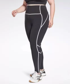 Leggings & Tights | Reebok Leggings & Tights Lux High-Rise Colorblock Leggings (Plus Size)