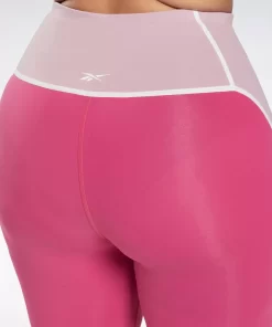 Leggings & Tights | Reebok Leggings & Tights Lux High-Rise Colorblock Leggings (Plus Size)