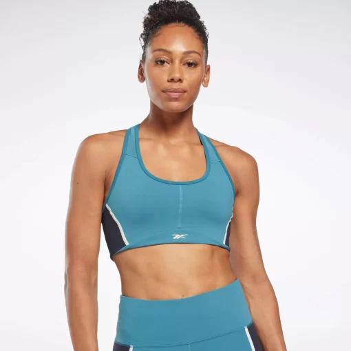 Sports Bras | Reebok Sports Bras Lux Racer Padded Colorblock Bra