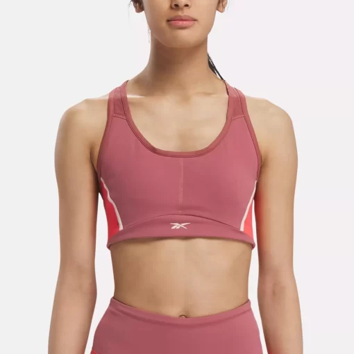 Yoga | Reebok Yoga Lux Racer Padded Colorblock Bra