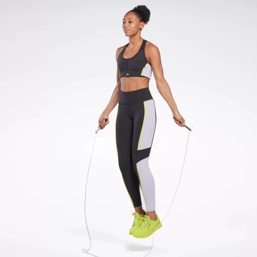 Sports Bras | Reebok Sports Bras Lux Racer Padded Colorblock Bra