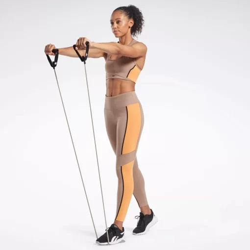 Sports Bras | Reebok Sports Bras Lux Racer Padded Colorblock Bra