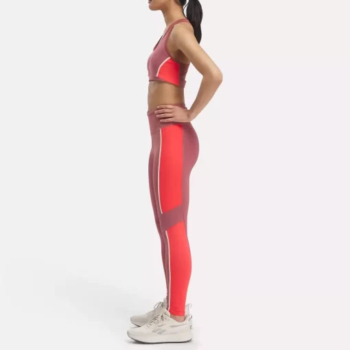 Yoga | Reebok Yoga Lux Racer Padded Colorblock Bra