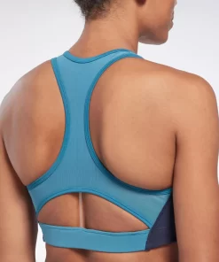 Sports Bras | Reebok Sports Bras Lux Racer Padded Colorblock Bra