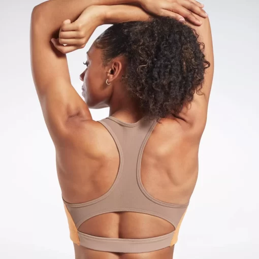 Sports Bras | Reebok Sports Bras Lux Racer Padded Colorblock Bra