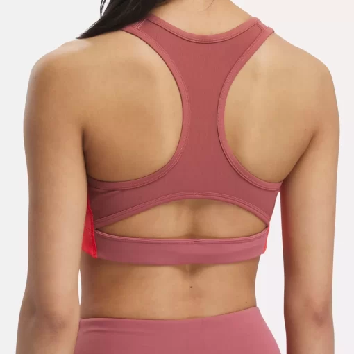 Yoga | Reebok Yoga Lux Racer Padded Colorblock Bra