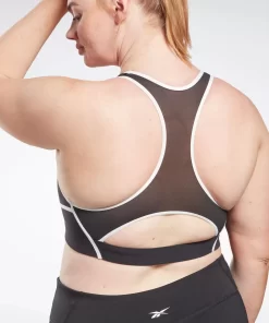 Sports Bras | Reebok Sports Bras Lux Racer Padded Colorblocked Bra (Plus Size)