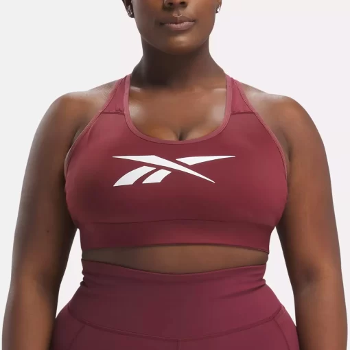 Yoga | Reebok Yoga Lux Vector Racer Sports Bra (Plus Size)