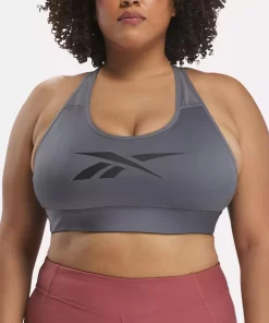 Yoga | Reebok Yoga Lux Vector Racer Sports Bra (Plus Size)