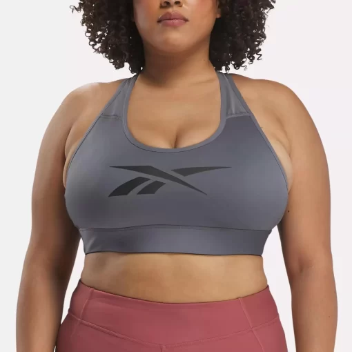 Yoga | Reebok Yoga Lux Vector Racer Sports Bra (Plus Size)