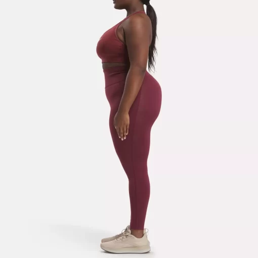 Yoga | Reebok Yoga Lux Vector Racer Sports Bra (Plus Size)