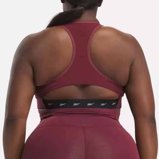 Yoga | Reebok Yoga Lux Vector Racer Sports Bra (Plus Size)