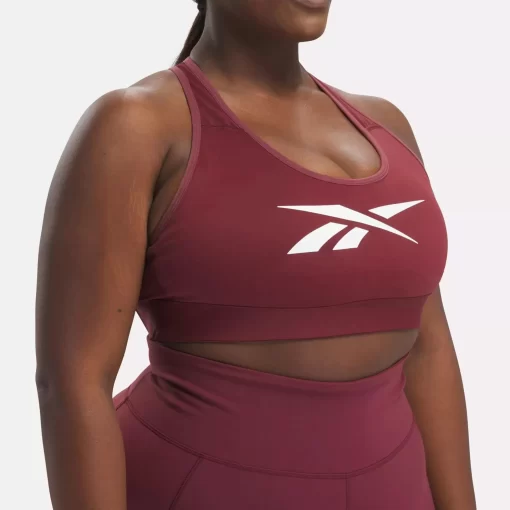Yoga | Reebok Yoga Lux Vector Racer Sports Bra (Plus Size)