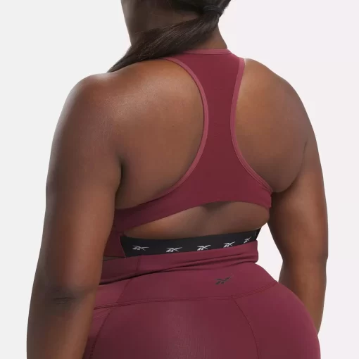 Yoga | Reebok Yoga Lux Vector Racer Sports Bra (Plus Size)