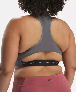 Yoga | Reebok Yoga Lux Vector Racer Sports Bra (Plus Size)