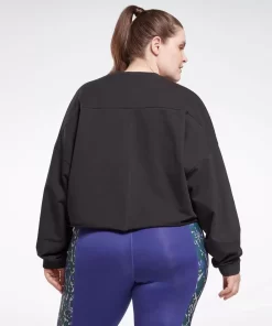 Hoodies & Sweatshirts | Reebok Hoodies & Sweatshirts Modern Safari Coverup (Plus Size)