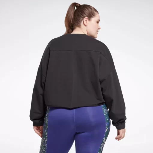 Hoodies & Sweatshirts | Reebok Hoodies & Sweatshirts Modern Safari Coverup (Plus Size)