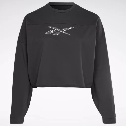 Hoodies & Sweatshirts | Reebok Hoodies & Sweatshirts Modern Safari Coverup (Plus Size)