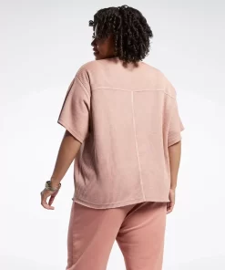 Tops & T-Shirts | Reebok Tops & T-Shirts Classics Natural Dye Waffle T-Shirt (Plus Size)