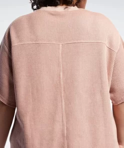 Tops & T-Shirts | Reebok Tops & T-Shirts Classics Natural Dye Waffle T-Shirt (Plus Size)