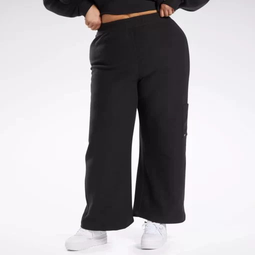 Pants & Sweatpants | Reebok Pants & Sweatpants Classics Reverse Fleece Wide Leg Pants (Plus Size)