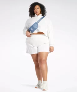 Shorts | Reebok Shorts Classics Varsity High-Rise Rib Shorts (Plus Size)