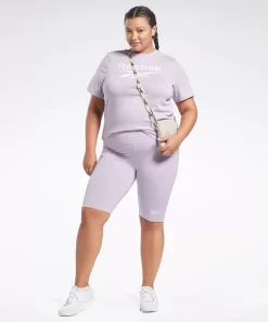 Shorts | Reebok Shorts Identity Fitted Logo Shorts (Plus Size)