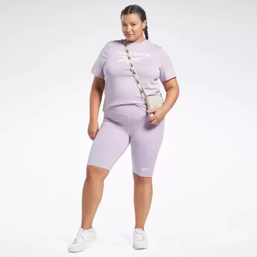 Shorts | Reebok Shorts Identity Fitted Logo Shorts (Plus Size)