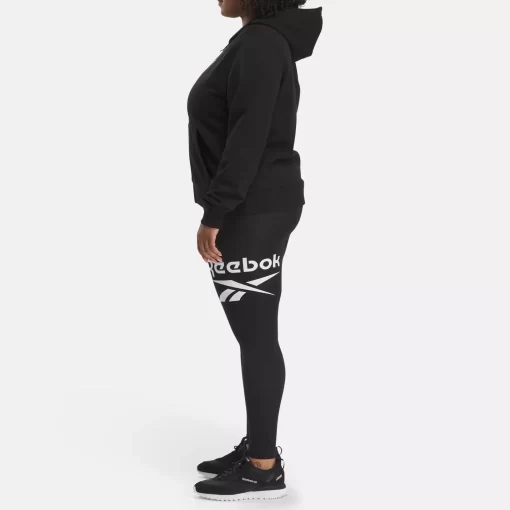 Loungewear | Reebok Loungewear Identity Small Logo Fleece Full-Zip Sweatshirt (Plus Size)