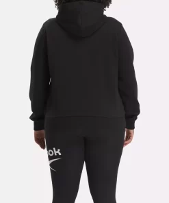 Loungewear | Reebok Loungewear Identity Small Logo Fleece Full-Zip Sweatshirt (Plus Size)