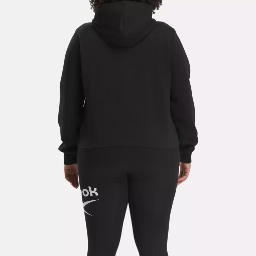 Loungewear | Reebok Loungewear Identity Small Logo Fleece Full-Zip Sweatshirt (Plus Size)