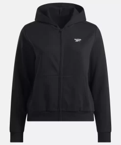 Loungewear | Reebok Loungewear Identity Small Logo Fleece Full-Zip Sweatshirt (Plus Size)