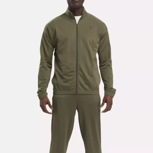 Jackets | Reebok Jackets Identity Vector Knit Track Jacket
