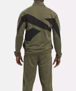 Jackets | Reebok Jackets Identity Vector Knit Track Jacket