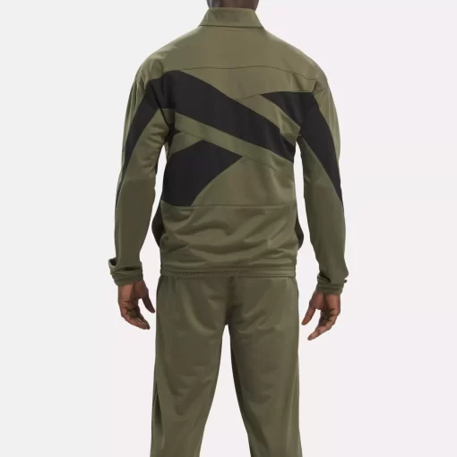 Jackets | Reebok Jackets Identity Vector Knit Track Jacket