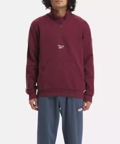 Hoodies & Sweatshirts | Reebok Hoodies & Sweatshirts Identity Vintage Sport Quarter-Zip Sweatshirt