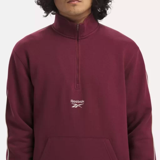 Hoodies & Sweatshirts | Reebok Hoodies & Sweatshirts Identity Vintage Sport Quarter-Zip Sweatshirt