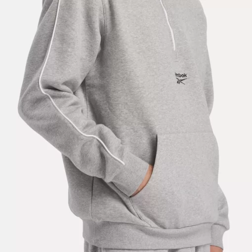 Hoodies & Sweatshirts | Reebok Hoodies & Sweatshirts Identity Vintage Sport Quarter-Zip Sweatshirt