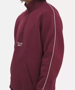 Hoodies & Sweatshirts | Reebok Hoodies & Sweatshirts Identity Vintage Sport Quarter-Zip Sweatshirt