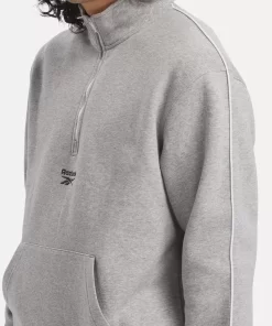 Hoodies & Sweatshirts | Reebok Hoodies & Sweatshirts Identity Vintage Sport Quarter-Zip Sweatshirt