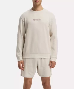 Hoodies & Sweatshirts | Reebok Hoodies & Sweatshirts Identity Vintage Sport Waffle Crew Sweatshirt